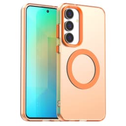 SKALO Samsung S25 FE Candy Series Hybrid Cover - Orange
