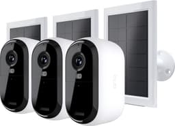 Arlo Essential3 2K sikkerhetskamera (3-pakning) + Arlo solar panel (3)