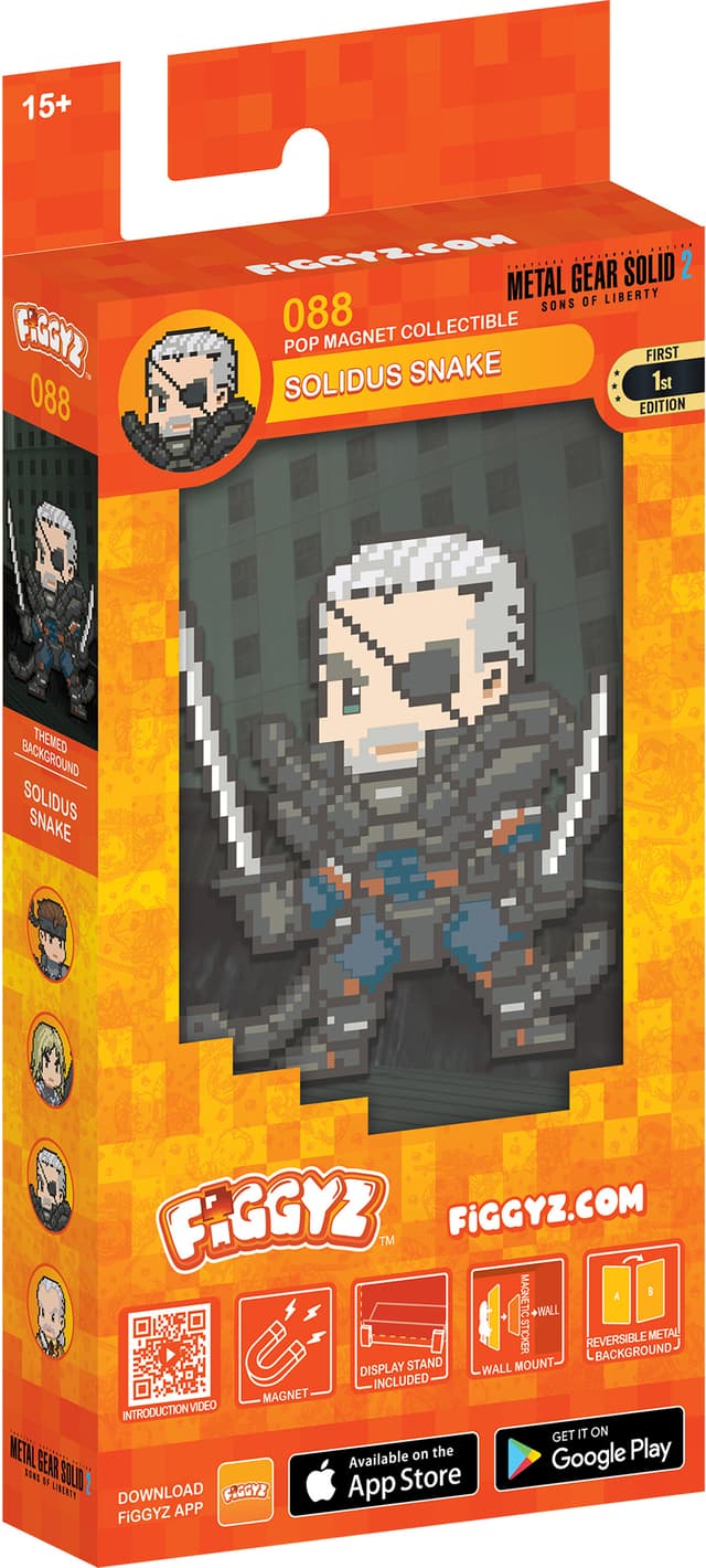 First 4 Figures FiGGYZ Metal Gear Solid 2 magnetfigur (Solidus Snake)