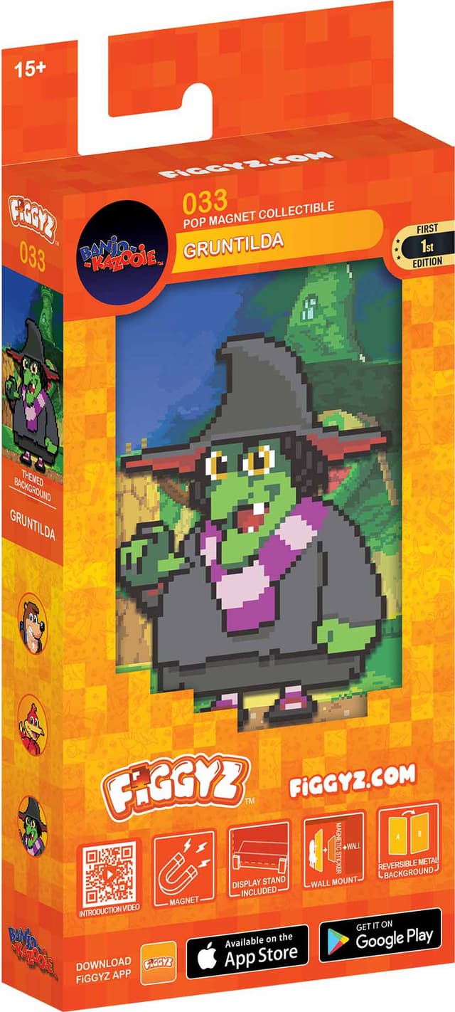 First 4 Figures Figgyz Banjo Kazooie magnet actionfigur (Gruntilda)