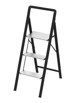 3 trins Trappe stige Højde 113 cm. H113 x B41 x Tykkelse KUN 4,8 cm.