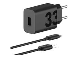 Motorola TurboPower USB-C Laturi 33W + Datakaapeli