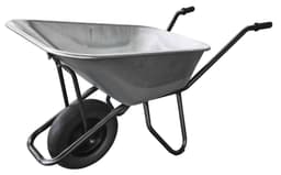 Home it® betongtrillebår punkteringsfritt hjul og hammerlakk 110 liter