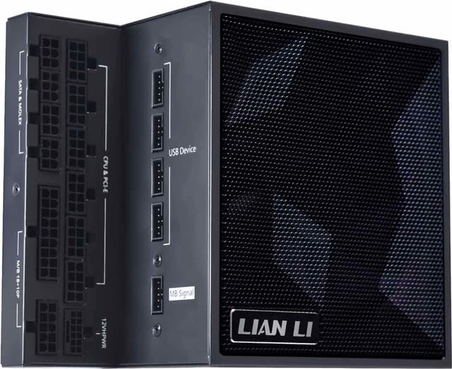 Lian Li Edge 1000W strømforsyningsenhet (sort) - Elkjøp