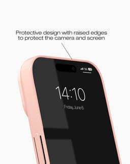 Slim Case MagSafe iPhone 13 / 14 / 15 / 16e Glossy Blush Pink
