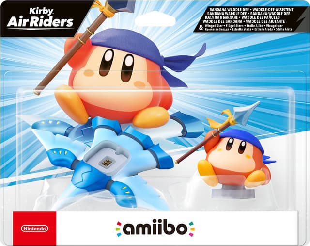 Nintendo Amiibo character - Kirby Collection - Bandana Waddle Dee & Winged Star