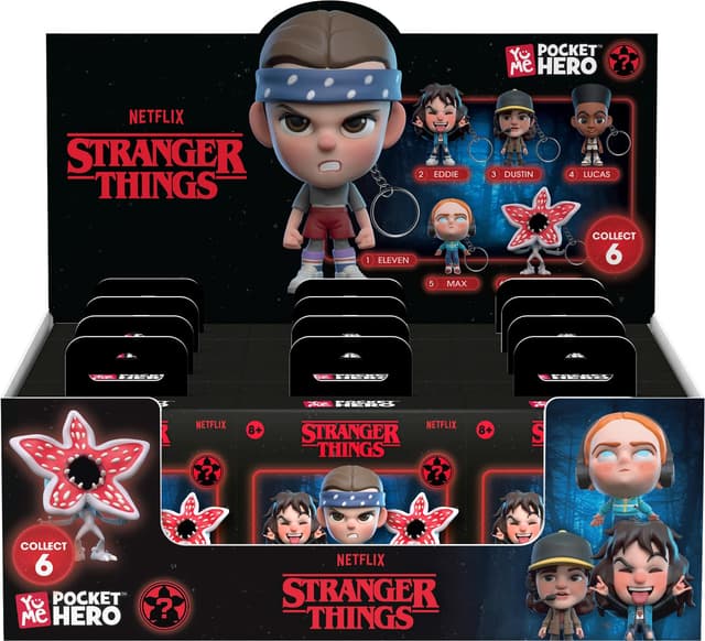 YuMe Stranger Things Pocket Hero Blind Box nyckelring