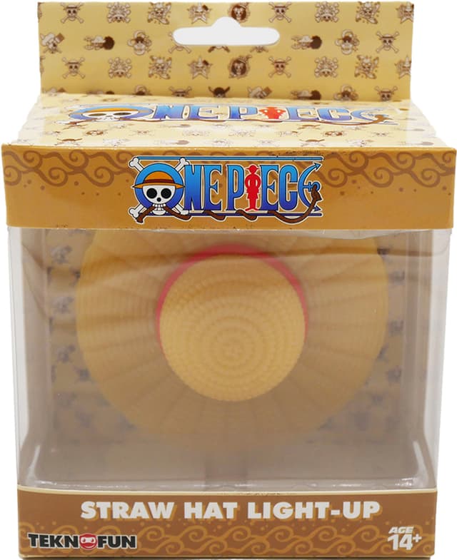 Teknofun One Piece lysande figur (Straw Hat, 9 cm)