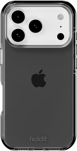 HOLDIT Seethru iPhone 17 Pro deksel (sort)