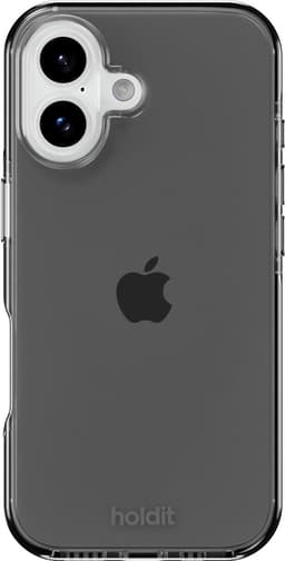 HOLDIT Seethru iPhone 17 deksel (sort)