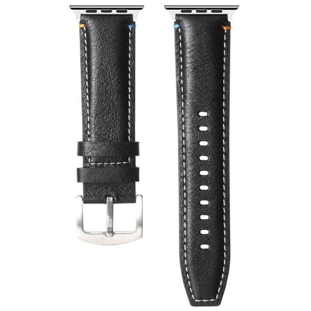 Læderurrem Watch 8 (45mm) - Onyx black