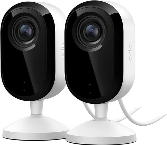 Arlo Essentials 2K indendørs overvågningskamera (2-pak)