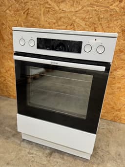 Gorenje keramisk komfur GEC6D60WPB - D16551 - brugt