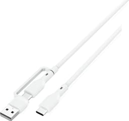 Sandstrøm 2in1 USB-C - USB-C/USB-A sovitin