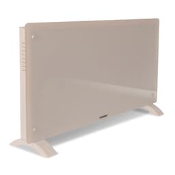 VONROC Radiator - Elradiator | Glas | Luksus | 2500W | WIFI - Smartapp styring | Op til 30m² | Beige