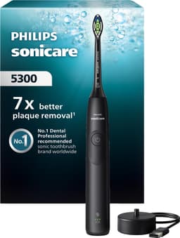 Philips Sonicare Series 5300 elektrisk tannbørste HX710101 (sort)