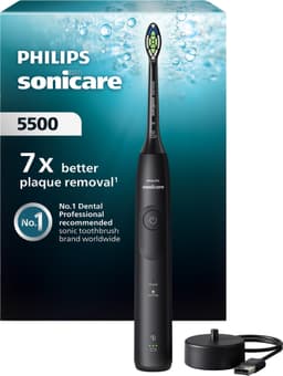 Philips Sonicare Series 5500 elektrisk tannbørste HX7111/01 (sort)