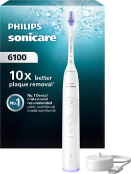 Philips Sonicare Series 6100 elektrisk tannbørste  HX7400/01 (hvit)