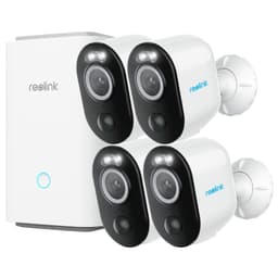 Reolink Argus 3 Pro 2K+ trådløst udendørs sikkerhedskamera (4-pak)