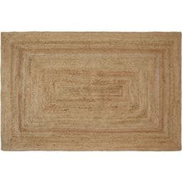 Håndvævet gulvtæppe Glim af jute, boho-stil