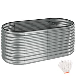 Højbed Flormma, 1257 L, galvaniseret, 200x100x80cm