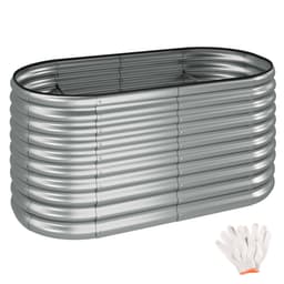 Højbed Flormma, 804 L, galvaniseret, 160x80x80cm