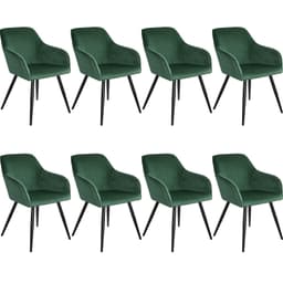 Karmstol Marilyn i sammetstyg