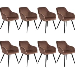 Karmstol Marilyn i sammetstyg