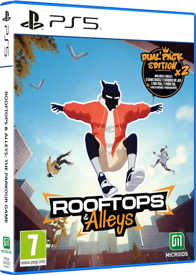 Rooftops & Alleys: Parkour-spillet - Dobbeltpakke-udgave (PS5)