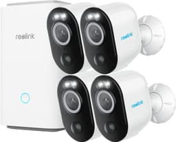Reolink Argus 3 Pro 2K+ trådlös utomhusövervakningskamera (4-pack)