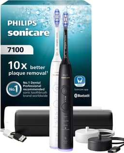 Philips Sonicare Series 7100 elektrisk tandbørste HX7429/02 (sort/hvid)