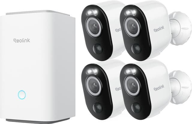 Reolink Argus 3 Ultra 4K trådlös utomhusövervakningskamera (4-pack)