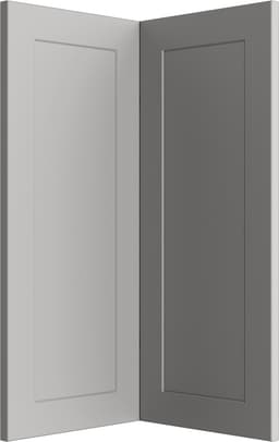 Epoq Canvas Steel Grey alakulmakaapin etulevy