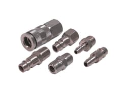 FERM ATA1025 Luft – compressor -  tilbehørssæt | 6-delt - DIY