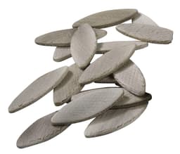 FERM BJA1004 Træ dyvler til lamelfræser - 56 x 23 x 4 mm – Universal - 50stk - DIY