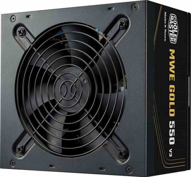 Cooler Master MWE Gold V3 NM 550W strømforsyning (sort)