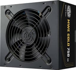 Cooler Master MWE Gold V3 NM 750 W virtalähde (musta)