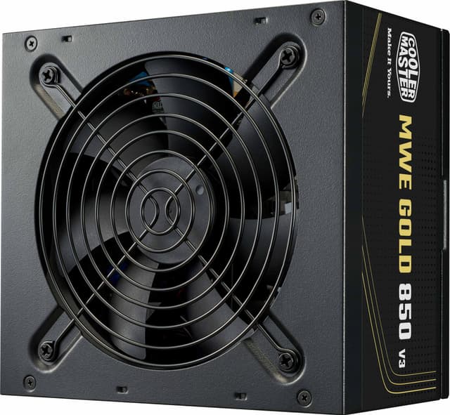 Cooler Master MWE Gold V3 NM 850W strømforsyning (sort)