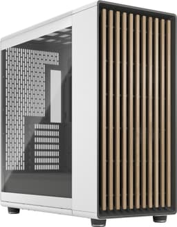 Fractal North XL PC-kabinett (kritthvit/TG clear)