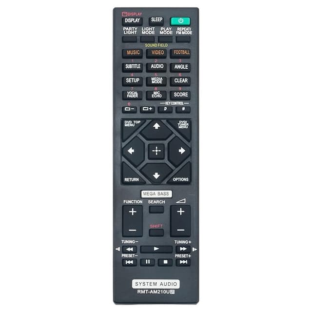 Fjärrkontroll Ersättning för RMT-AM210U För Sony Home Audio System