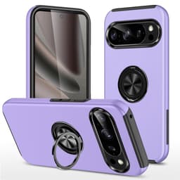 Til Google Pixel 10 Pro / Pixel 10 SkalFingerring Kickstand Hybrid Taske
