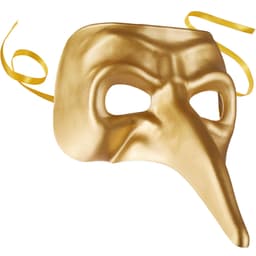 Venetiansk mask med lång näsa