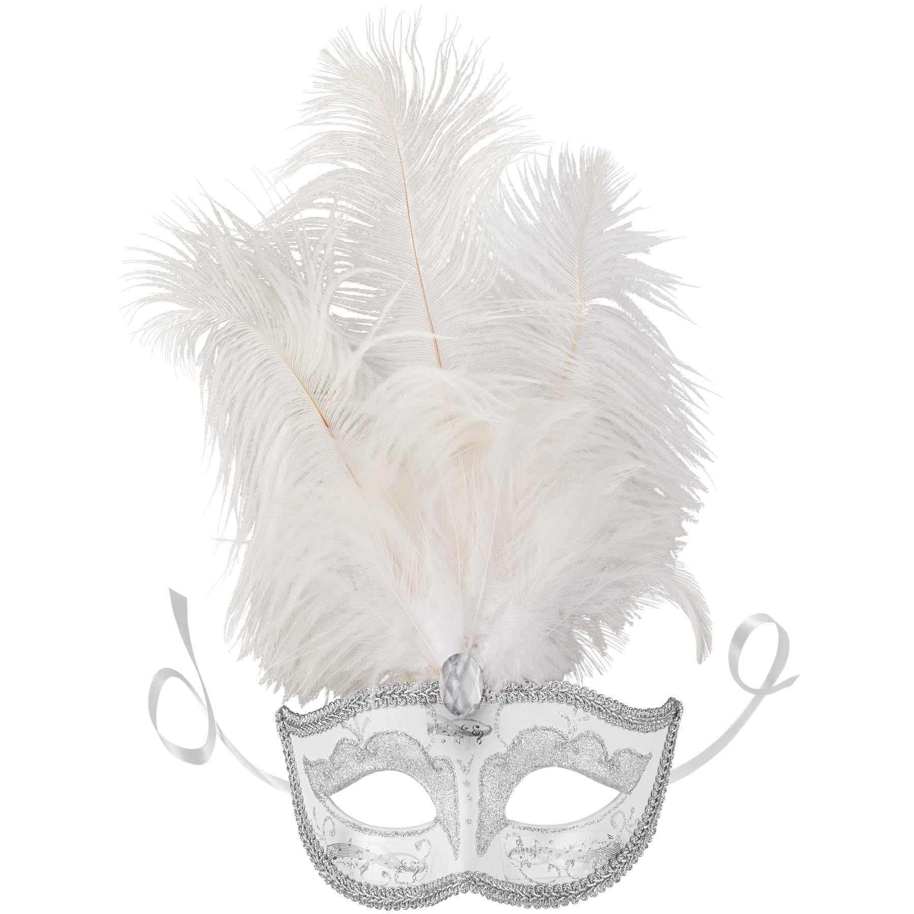 Venetiansk mask med fjädrar