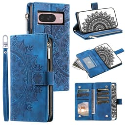 For Google Pixel 10 Pro / 10 / 9 Pro / 9  Lommebok Deksel Shell Mandala Blomstermønster