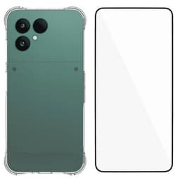 Til Fairphone 6 Etui TPU-telefoncover med hærdet glasskærmbeskytter