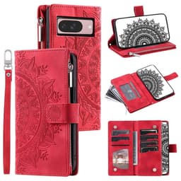 For Google Pixel 10 Pro / 10 / 9 Pro / 9  Lommebok Deksel Shell Mandala Blomstermønster
