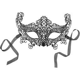 Svart spetsmask Katt