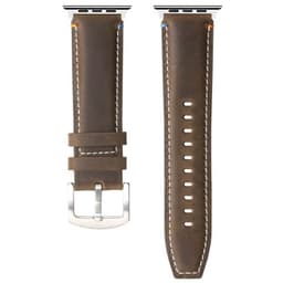Lær klokkereim Watch S10 (46mm) - Sagebrush