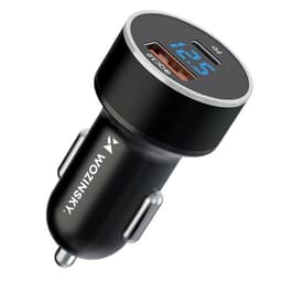Biloplader 36W med PD/QC 3.0 USB og USB-C