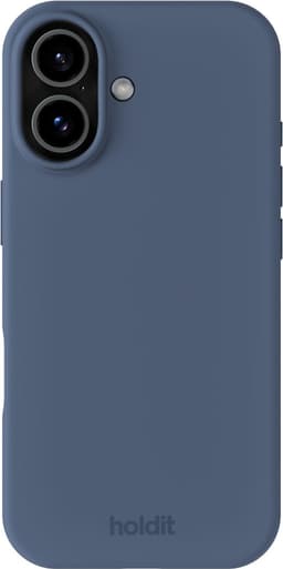 HOLDIT iPhone 17 silikonfodral (havsblå)
